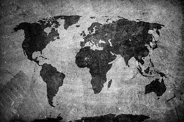 Fototapety mapa świata