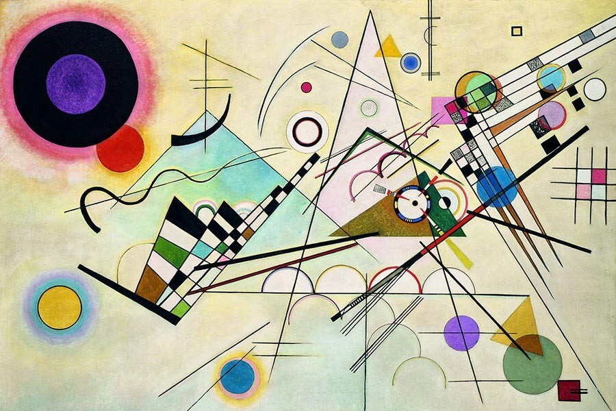 Kompozycja VIII - Wassily Kandinsky - obrazy, fototapety, plakaty