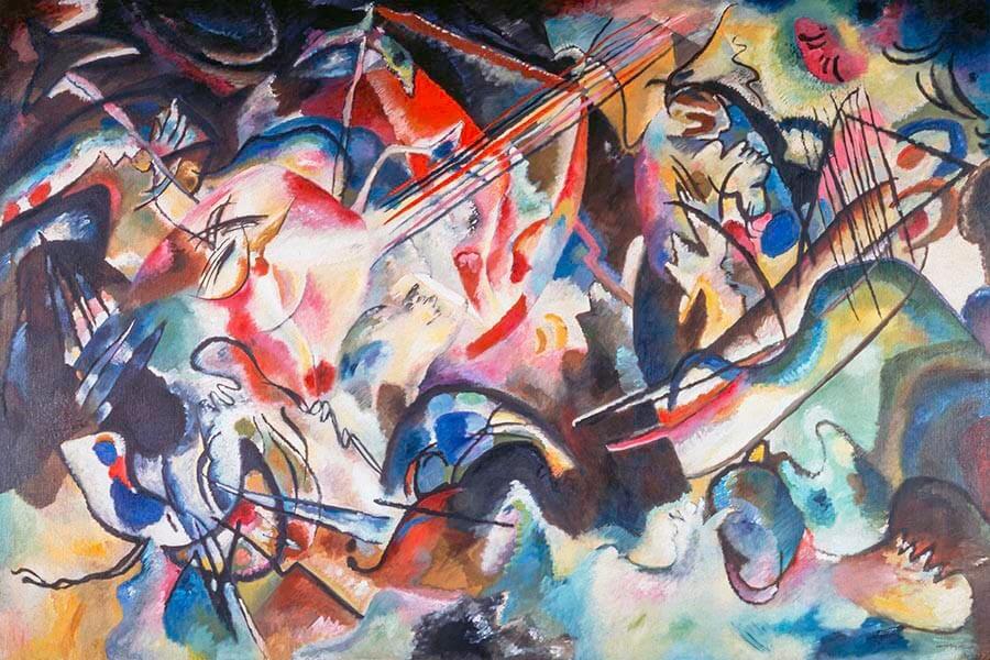 Kompozycja VI - Wassily Kandinsky - obrazy, fototapety, plakaty